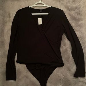 Ann Taylor - One Piece - Long Sleeve - Black - L